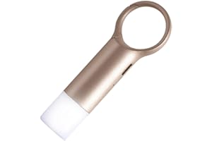 Lexon - Nomady Flash LED Warning Light with Gold Carabiner