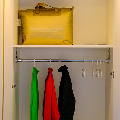 PANOROD Tension Shower Curtain Rod, Tape Enhanced AntiSlip, Non