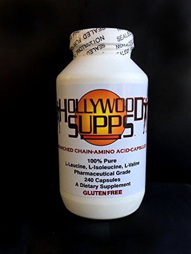 Hollywood Supps BCAA Capsules 100% Pure 3200mg