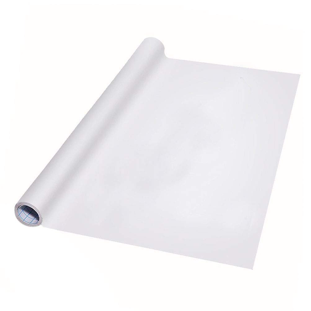 Linian Whiteboard Sticker Self Adhesive Whiteboard Paper for School/Office/Home 200 X 45cm