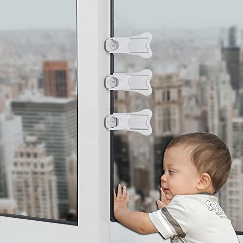 Sliding Door Lock for Child Safety, Window Stoppers for Vertical