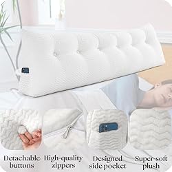 ZOEMO Large Bolster Triangular Headboard Wedge