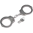 VIPERTEK Double Lock Steel Police Edition Professional Grade Handcuffs (Silver)