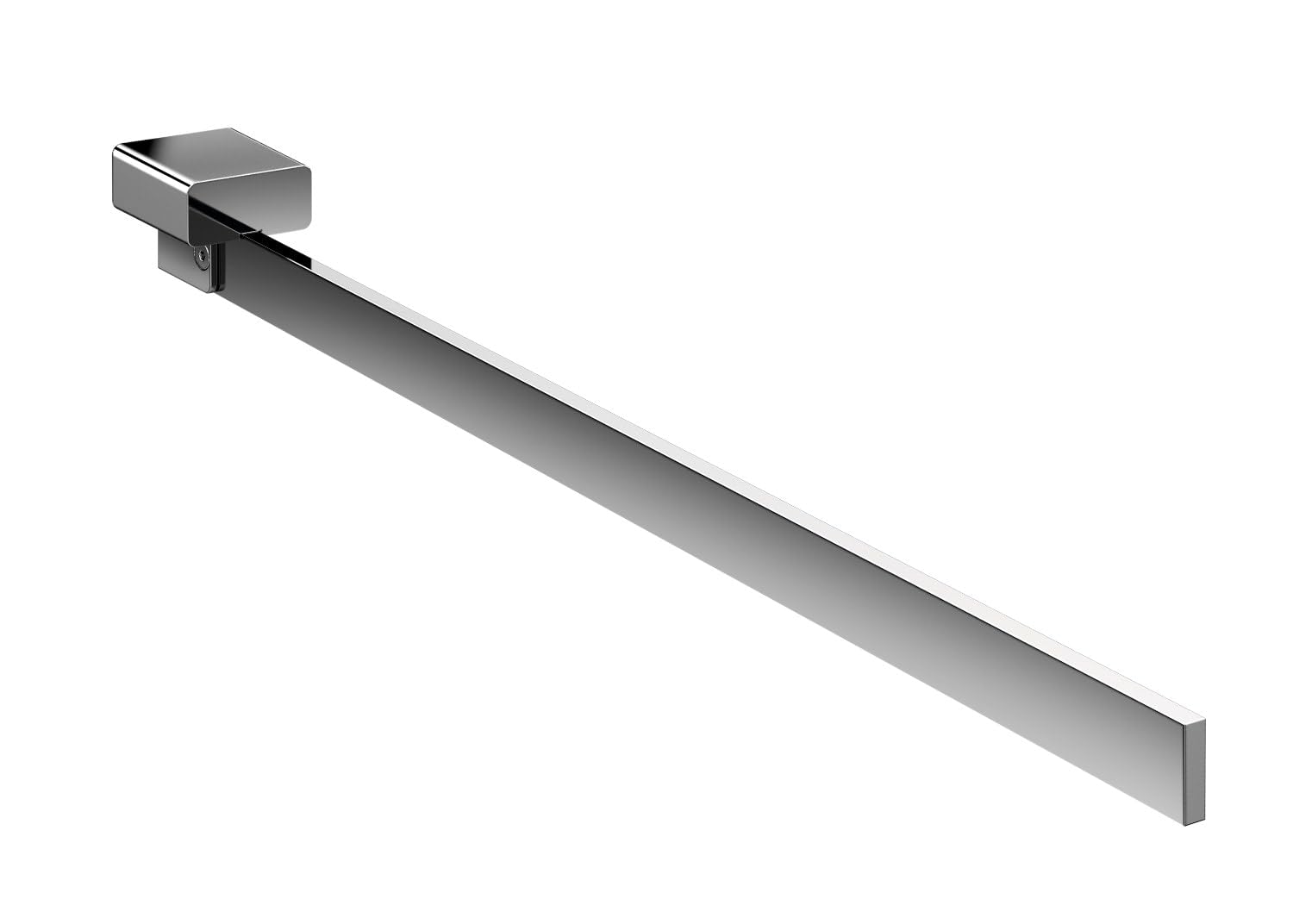 Emco Loft Towel Rail Rigid 1-Arm 410 mm Chrome, Aluminium, Handtuchstange — image 1