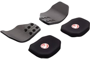 Vision Multi Deluxe Aero Bar Armrest Plates & Dual-Density Comfort Pads | Injection Molded, Non-Slip Texture, Full Coverage, Lightweight Cycling Accessory for Aero Bar Optimization