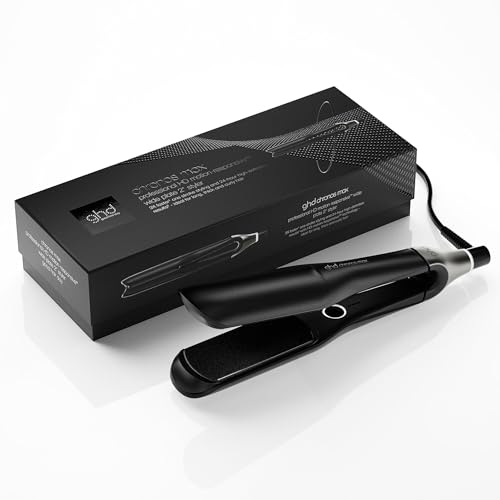 chronos max Breites Glätteisen: Ideal für dickes, langes & lockiges Haar, smarter Styler, 85% größere (43 mm) Platten, schnelle Stylings, frizz-freie Ergebnisse, ohne extreme Hitzeschäden