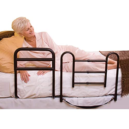 Carex EasyUp Bed Rails for Elderly Adult Bed Hand Rails Bed Safety