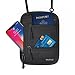 Miolle RFID Fitness Travel Neck Wallet Bag Passport Holder - Neck Bag Passport Wallet for Men and Women