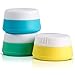Travel Jars Cosmetic Containers, Compact Sample Size Silicone Travel Container for Makeup, Lotion, Cream Etc., Empty Jar