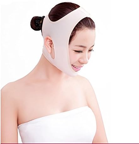 Hennta Full Face Lift Masks Health Care Slimming Facial Beauty Bandage Belt Cheek Chin Facial Slim Up Belt Anti Wrinkle Massage Face Mask (L)