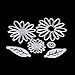 LIGONG 6 Pieces DIY Cutting Dies Flowers Leaf Metal Embossing Stencil for Album Scrapbooking Paper Card Art Craft