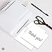 Superfine Blank Note Cards and Envelopes, 5x7-Inch, White, 50 Per Pack