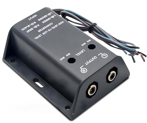 Convertitore interfaccia autoradio da altoparlante ad adattatore RCA