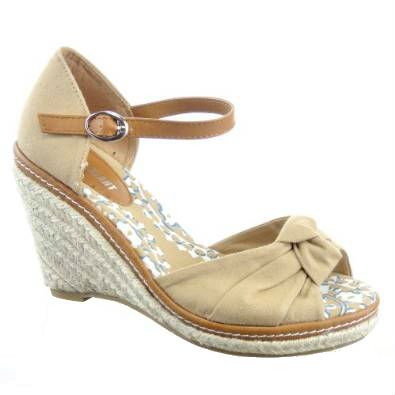 espadrille ouverte plateforme