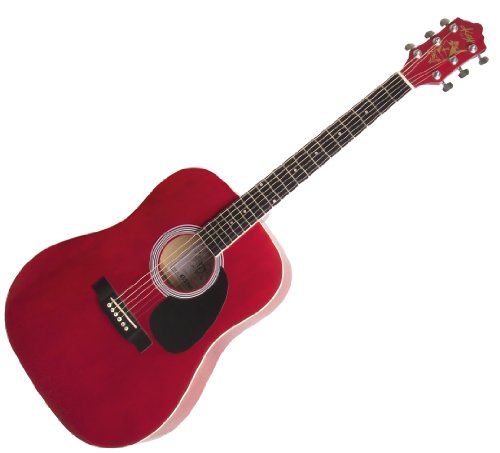 Kay Steel String Full Size Dreadnought 6 Red Cabernet Finish, Right Handed, (K537RC) - Thumbnail 5