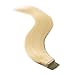 100% Remy Tape in Human Hair Extensions Grade 6A 16-22inch Double Side Tape Seamless Skin Weft Natural Hair Extensions Long Straight Silky (16