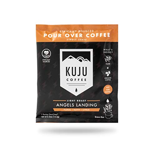 Kuju Coffee Premium SingleServe Pour Over Coffee Ethically Sourced, Specialty Grade, Eco