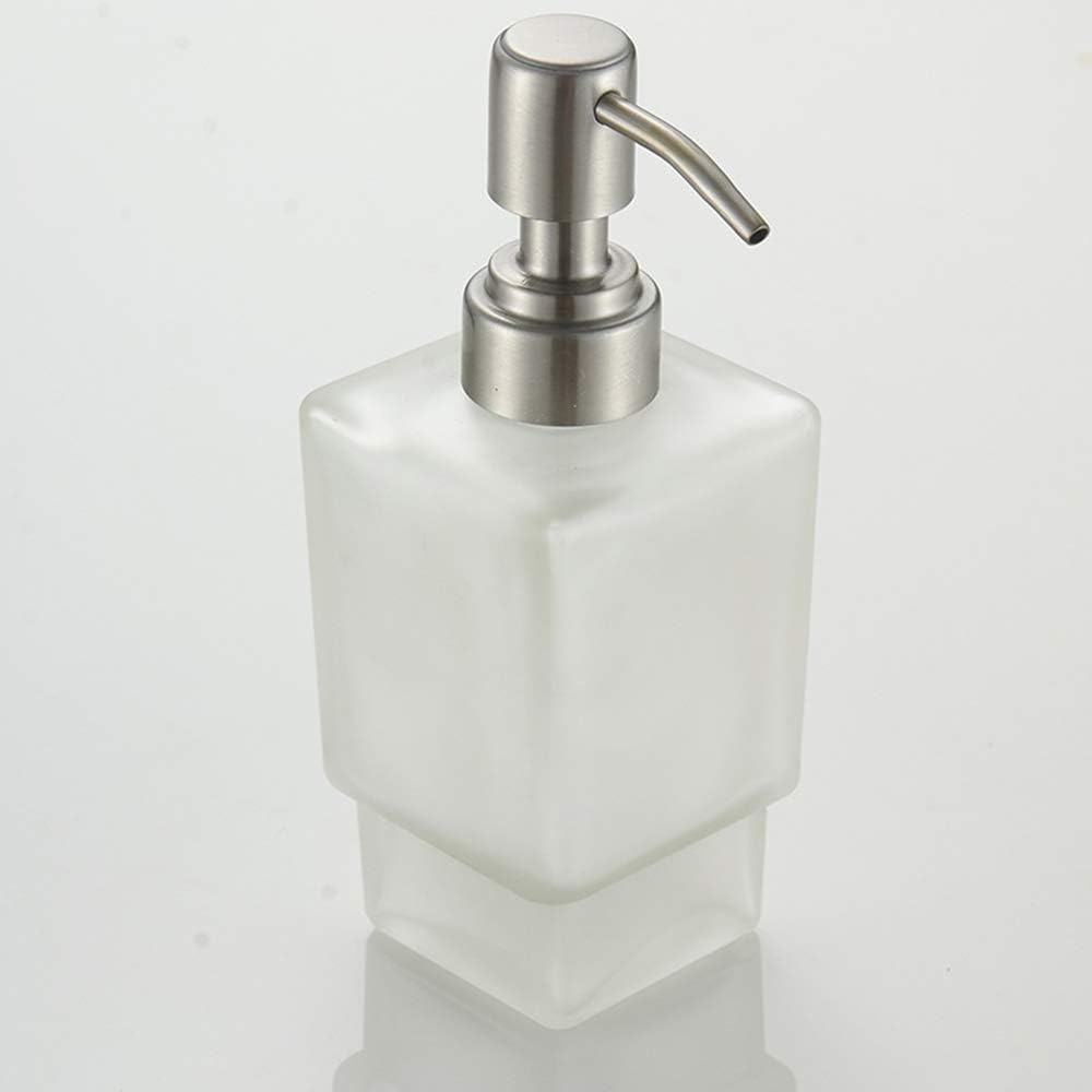 ZHLT Wall Mounted Frosted Glass Soap Dispenser and with