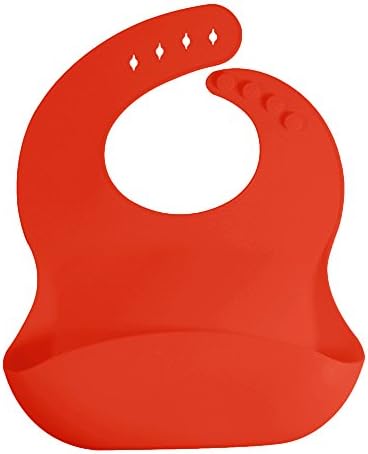 Tessy Apparel Silicone Bibs,Soft Bibs for Babies or Toddlers,Solid Color Bibs