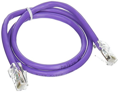 Belkin RJ45 CAT5E Patch Cable - 2ft - Purple ( A3L791-02-PUR )