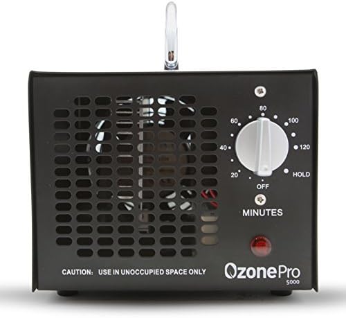 Ozone Pro Commercial Ozone Generator 5000mg Industrial O3 Air Purifier Deodorizer Sterilizer (Black)