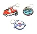Mouse Over Image to Zoom 3 Rubber Vespa Motorcycle Keychain Key Ring
