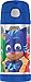 THERMOS FUNTAINER 12 Ounce Stainless Steel Vacuum Insulated Kids Straw Bottle, Pj Masks