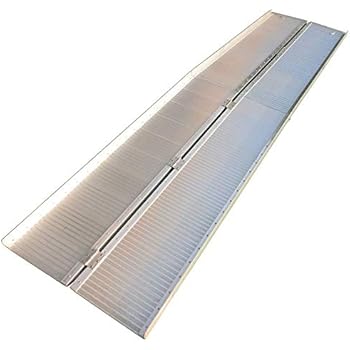 threshold ramp ribbed wheelchair aluminum portable ramps carrying folding surface handle