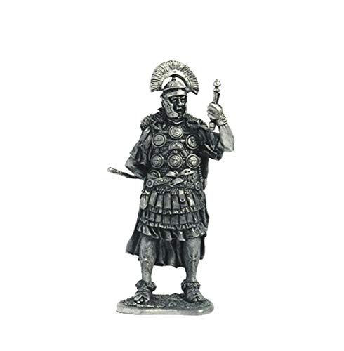 Military-historical miniatures Roman Centurion 1 Century AD Tin Metal 54mm Action Figures Toy Soldiers Size 1/32 Scale for Home Décor Accents Collectible Figurines Item #A89.