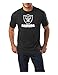 NFL Oakland Raiders Men's UP4 Tee, Black, XX-Large