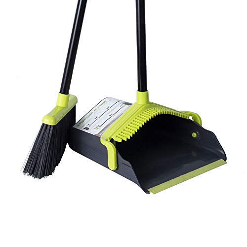 Buy Dust Pan Sweep Set Broom Dustpan Cleans Broom Combo With Long