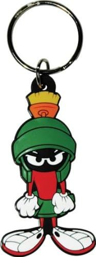 RK38060 Looney Tunes, Marvin the Alien, Rubber Keychain, Measures no more than 4.5cm x 6cm