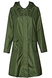 Raincoat Outdoor Jacket Poncho columbia rain jacket women Olive rain jacket (M)