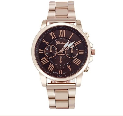 Men's Stainless Analog Accurate Time Gift Men Quartz Wrist Boy Watch (H)