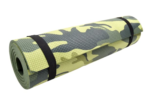 Czech Army Camouflage Foam Roll Sleeping Mat | Lightweight Military Camping Sleeping Pad | Comfortable Outdoor Roll Mat for Hiking, Bushcraft, Backpacking, Festivals & Camping Groundsheet