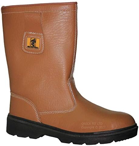 Mens Leather Safety Steel Toe Cap Rigger Boots Work Shoes Trainers Size 6-13 UK