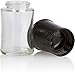 USimplySeason Mini Ebony & Ivory Salt and Pepper Adjustable Grinder Set