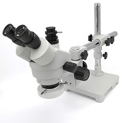 5 Trinocular+Microscope+Wide+Field+Eyepieces+Single+Arm