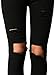 SweatyRocks Women's Casual High Waist Ripped Skinny Jeans Distressed Denim Pants