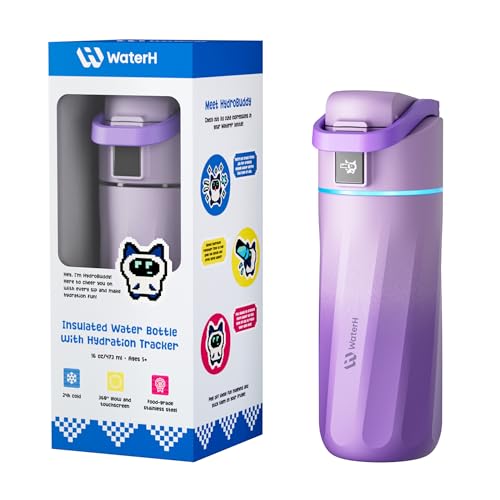 WATERH Smart Kids Water Bottle 16oz