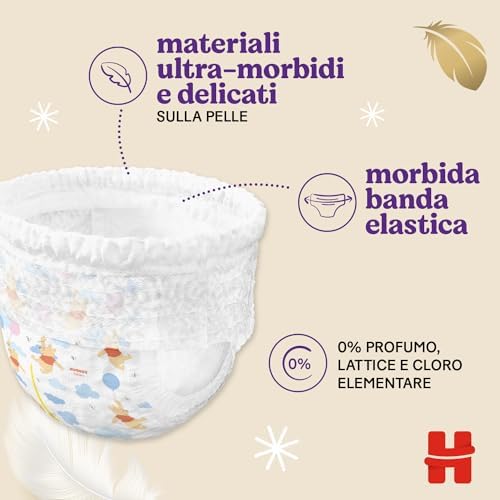 Extra Care, Pannolini Taglia 6 (15-25 Kg), Mutandina traspirante, Design Winnie The Pooh, Pacco Scorta, 88 Pz
