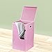 Simple Houseware Foldable Laundry Hamper Basket with Lid, Pink