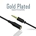 PLAY X STORE 3.5mm Male to 2.5mm Female Headphone Audio Adapter (Black)