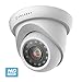 Amcrest UltraHD 2MP Indoor/Outdoor Camera Dome Analog Security Camera IP67 Weatherproof 98ft IR Night Vision, Quadbrid (HD-CVI/TVI/AHD/Analog), 103° Wide Angle, Home Security, White (AMC2MDM28P-W)