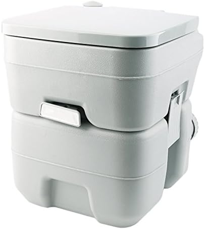 KATHER Portable Travel Mobile Toilet 10L/20L Flush Indoor Outdoor Camping Handle Toilet Potty Commode Removable Toilet Chemical loo Sanitation Tool