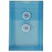 JAM PAPER Plastic Envelopes with Button & String Tie Closure - 4 1/4 x 6 1/4 - Assorted Colors - 6/Pack