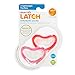 Munchkin Latch Lightweight Pacifier, Red/Pink, 6+ Months, 2 Count