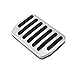 RangerRider Non-Slip Aluminium Alloy Accelerator and Brake Pedal Covers Pads for Model S and Model X, No Drilling, Set of 2
