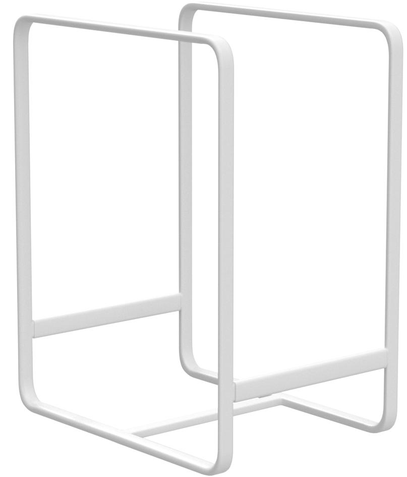 Yamazaki Home Tower Negro Organizador de vajilla, Blanco, Talla única
