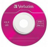 Verbatim CD-R 8cm DataLife Colour 24x Speed 10 Pack Spindle Data Disc view 7